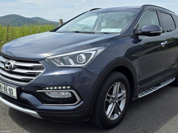 Hyundai Santa Fe SUV, Diesel, 2018, Blue