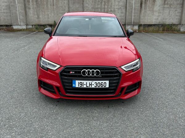 Audi S3 Saloon, Petrol, 2019, Red