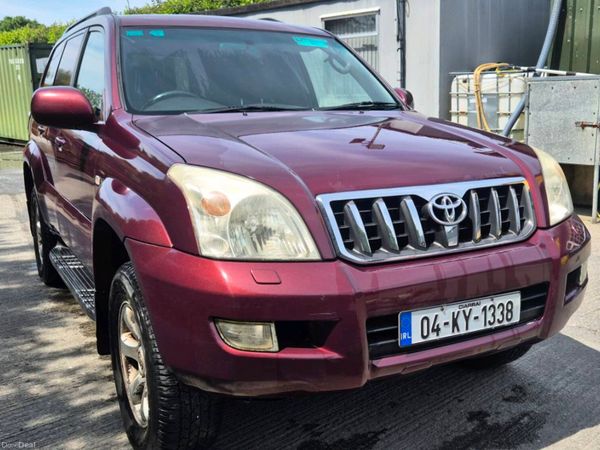 Toyota Land Cruiser SUV, Diesel, 2004, Red