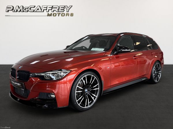 BMW 3-Series Estate, Diesel, 2019, Orange