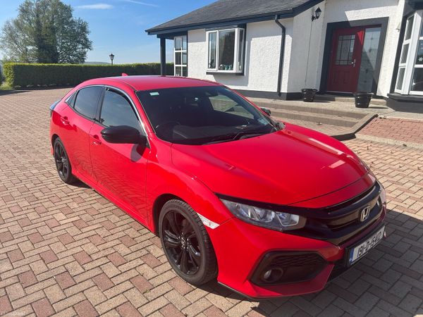 Honda Civic Hatchback, Diesel, 2019, Red