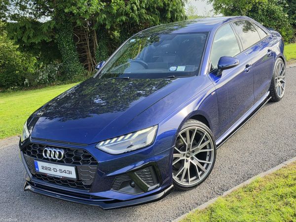 Audi A4 Saloon, Diesel, 2022, Blue