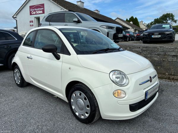 Fiat 500 Hatchback, Petrol, 2015, White
