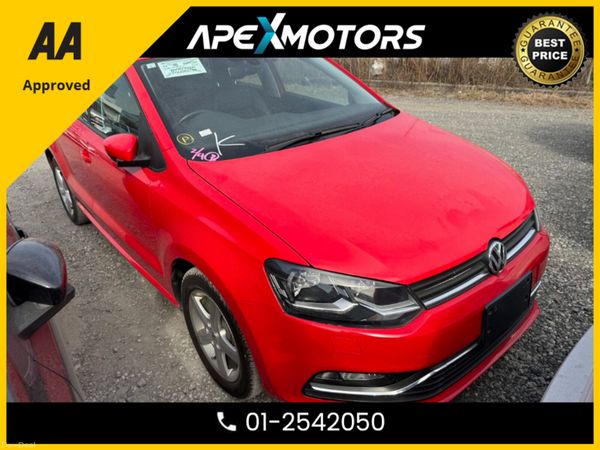 Volkswagen Polo Hatchback, Petrol, 2017, Red