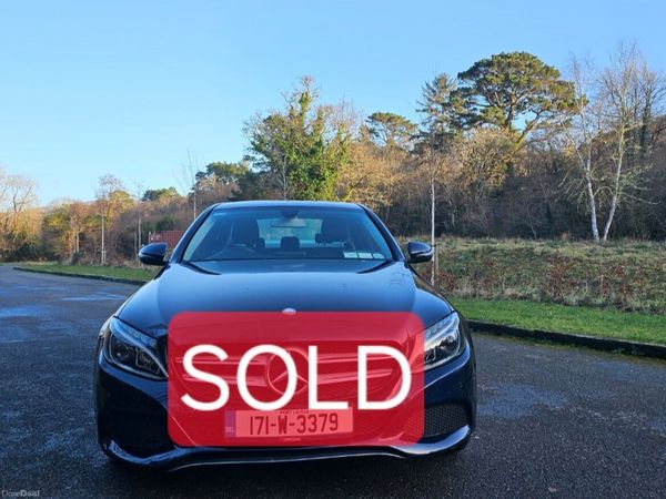 Mercedes-Benz C-Class Saloon, Petrol Plug-in Hybrid, 2017, Blue