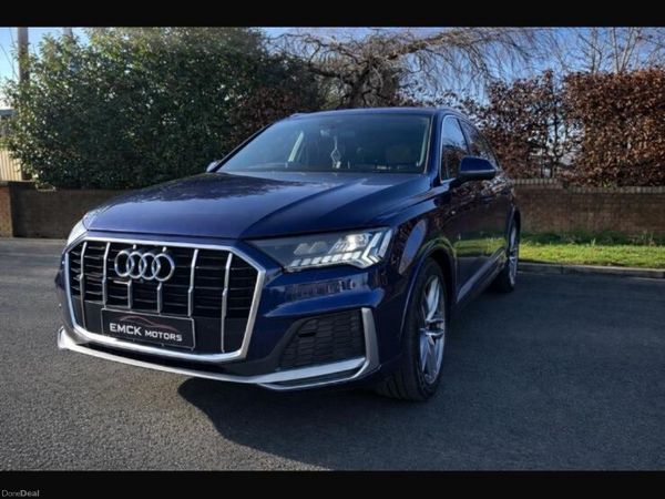 Audi Q7 SUV, Diesel Hybrid, 2021, Blue