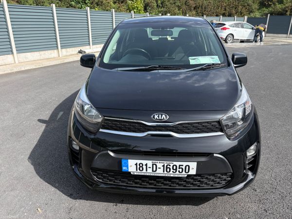Kia Picanto Hatchback, Petrol, 2018, Black