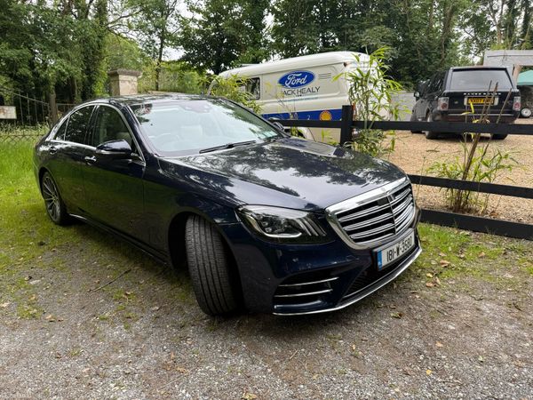 Mercedes-Benz S-Class Saloon, Diesel, 2018, Blue