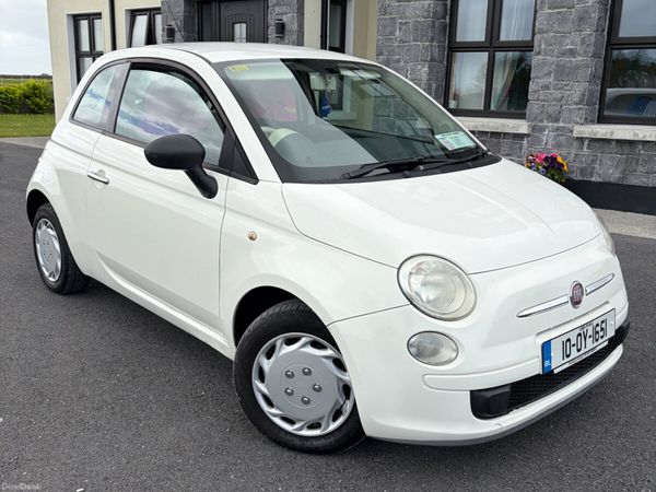 Fiat 500 Hatchback, Petrol, 2010, White