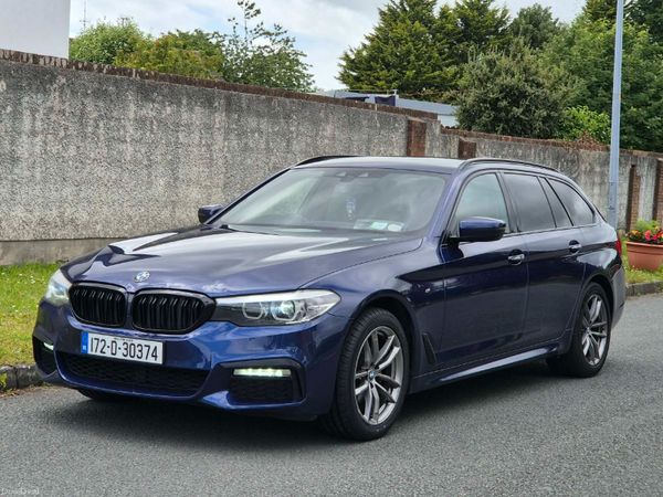 BMW 5-Series Estate, Diesel, 2017, Blue