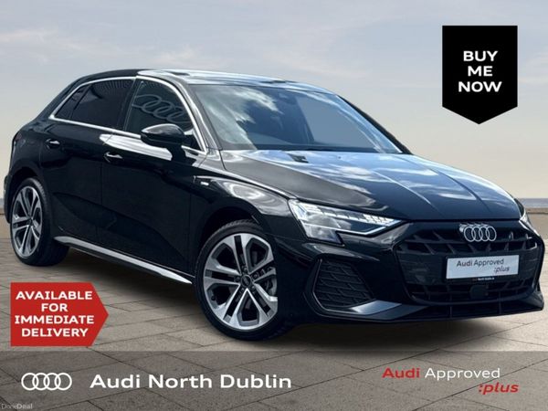Audi A3 Hatchback, Petrol Plug-in Hybrid, 2025, Black