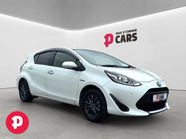 Toyota Aqua Hatchback, Petrol Hybrid, 2019, White