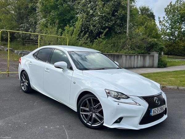Lexus IS Saloon, Petrol Hybrid, 2016, White