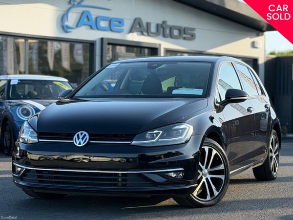 Volkswagen Golf Hatchback, Diesel, 2019, Black
