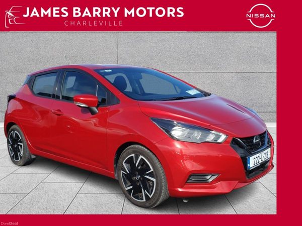 Nissan Micra Hatchback, Petrol, 2022, Red