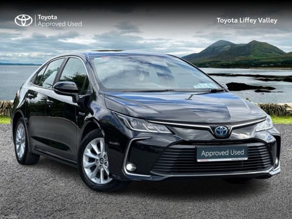 Toyota Corolla Saloon, Petrol Hybrid, 2021, Black