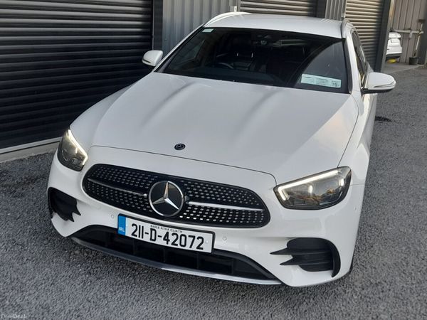 Mercedes-Benz E-Class Estate, Diesel Plug-in Hybrid, 2021, White