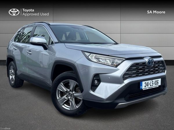 Toyota RAV4 SUV, Petrol Hybrid, 2024, Silver
