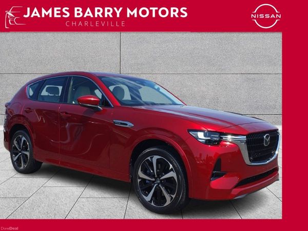 Mazda CX-60 SUV, Petrol Plug-in Hybrid, 2025, Red