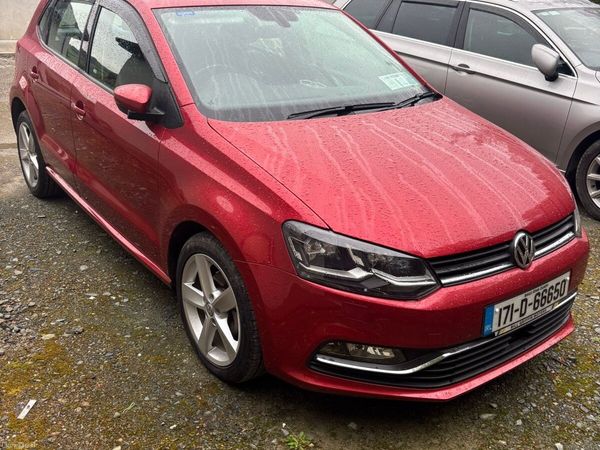 Volkswagen Polo Hatchback, Petrol, 2017, Red