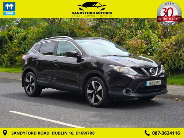 Nissan Qashqai MPV, Petrol, 2016, Black