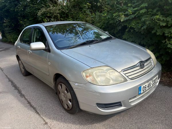 Toyota Corolla Saloon, Petrol, 2005, Silver
