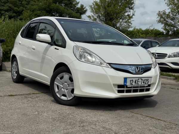 Honda Fit Hatchback, Petrol Hybrid, 2012, White