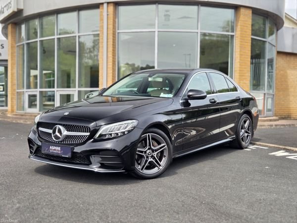 Mercedes-Benz C-Class Saloon, Petrol Hybrid, 2020, Black