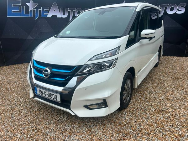 Nissan Serena MPV, Petrol Hybrid, 2019, White