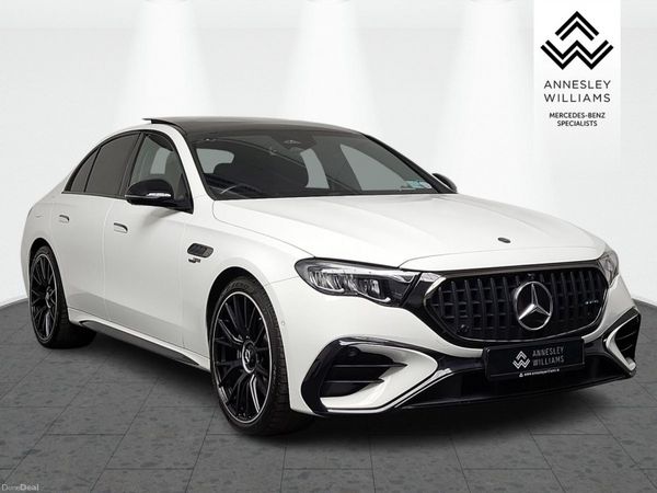 Mercedes-Benz E-Class Saloon, Petrol Plug-in Hybrid, 2025, White