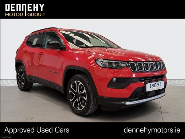 Jeep Compass SUV, Petrol Hybrid, 2024, Red