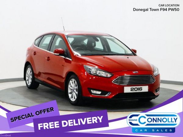 Ford Focus Hatchback, Diesel, 2016, Red