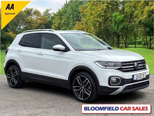 Volkswagen T-Cross SUV, Petrol, 2023, White