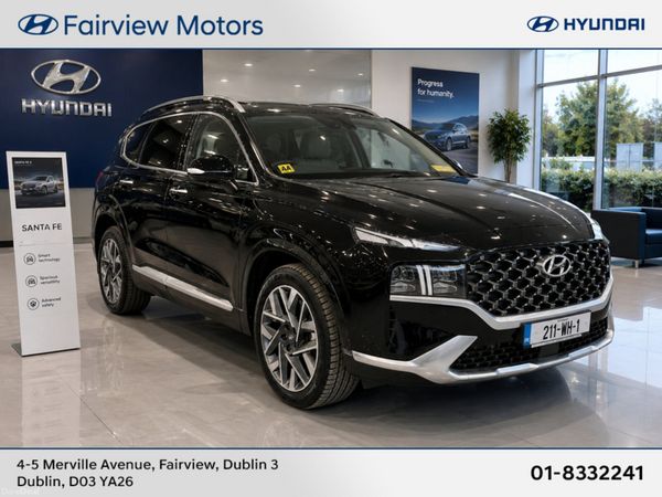 Hyundai Santa Fe SUV, Diesel, 2021, Black