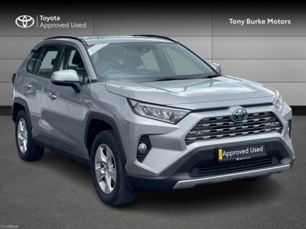 Toyota RAV4 SUV, Petrol Hybrid, 2021, Silver
