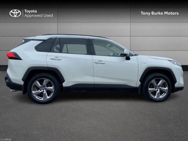 Toyota RAV4 SUV, Petrol Hybrid, 2021, White