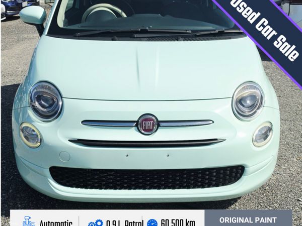 Fiat 500 Hatchback, Petrol, 2016, Green
