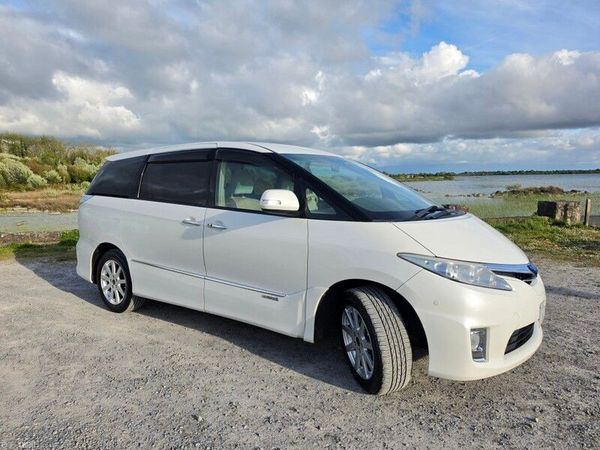 Toyota Estima MPV, Petrol Hybrid, 2010, White