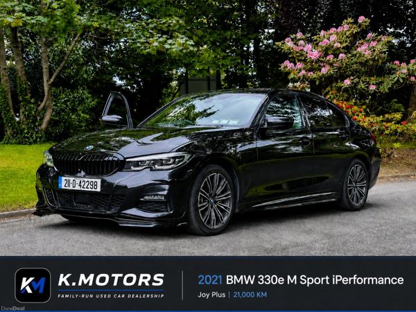 BMW 3-Series Saloon, Petrol Plug-in Hybrid, 2021, Black