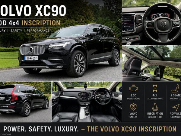 Volvo XC90 SUV, Diesel, 2018, Black