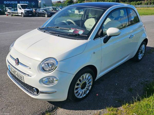 Fiat 500 Hatchback, Petrol, 2017, White