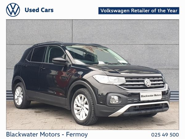 Volkswagen T-Cross Estate, Petrol, 2019, Black
