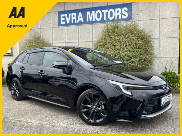 Toyota Corolla Estate, Petrol Hybrid, 2023, Black