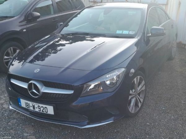 Mercedes-Benz CLA Saloon, Petrol, 2018, Blue