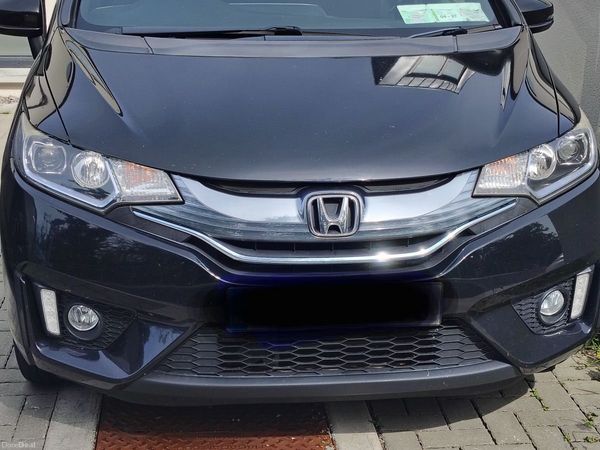 Honda Fit Hatchback, Petrol Hybrid, 2014, Black