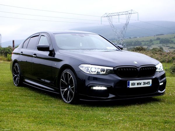 BMW 5-Series Saloon, Diesel, 2018, Black