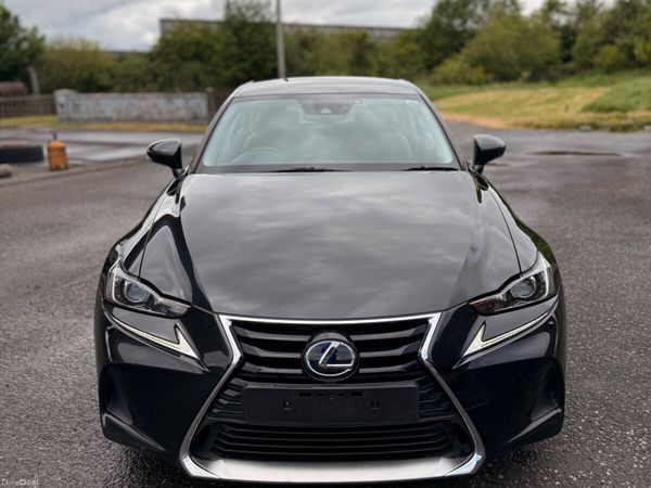 Lexus IS Saloon, Petrol Hybrid, 2018, Black