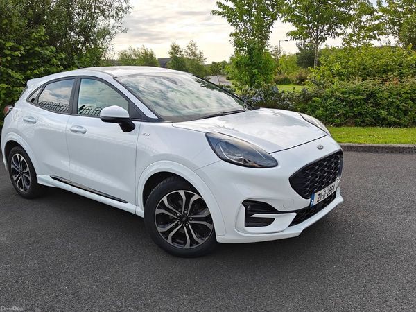 Ford Puma MPV, Petrol Hybrid, 2021, White