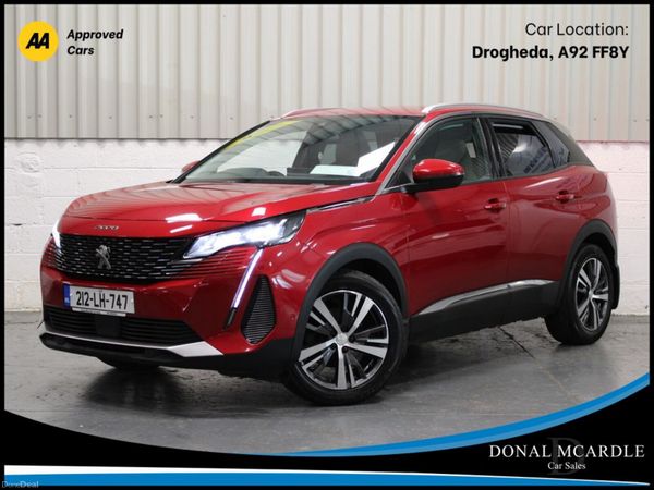 Peugeot 3008 MPV, Diesel, 2021, Red