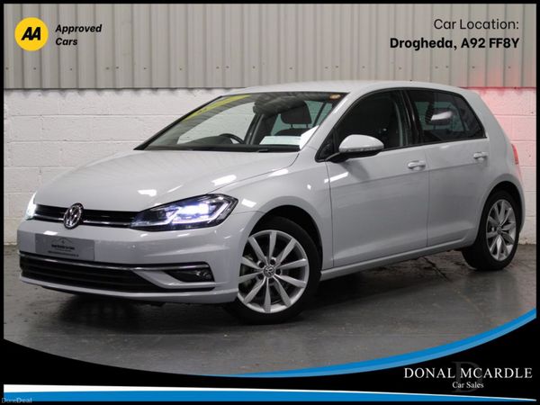 Volkswagen Golf Hatchback, Petrol, 2019, White